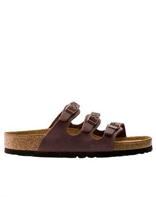 Florida Oiled Leather Sandal - Habana